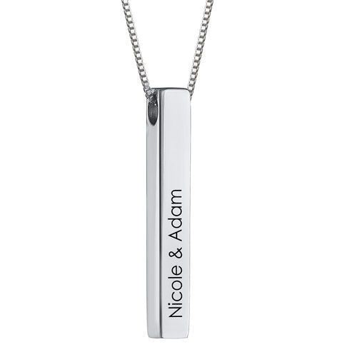 Personalized Bar Name Necklace – Luxury Custom Jewelry