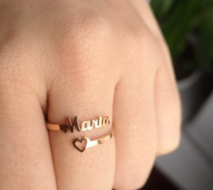 Personalized Name Ring – Luxury Custom Jewelry
