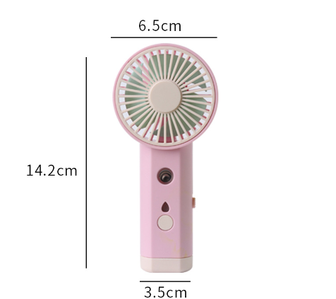 Mini Rechargeable Hand-held Fan with Calming Sound