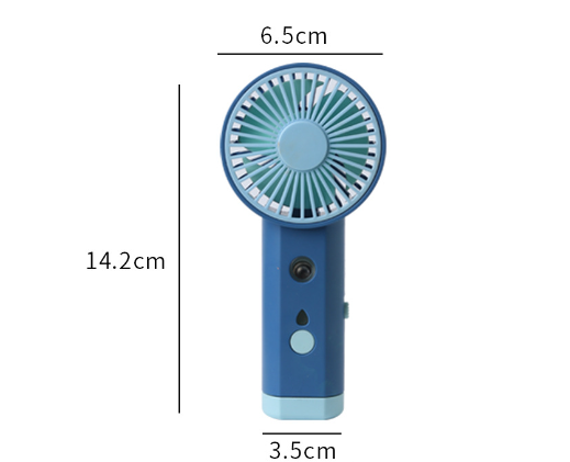 Mini Rechargeable Hand-held Fan with Calming Sound