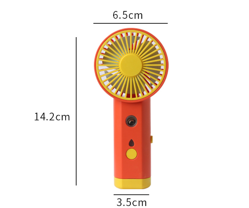 Mini Rechargeable Hand-held Fan with Calming Sound