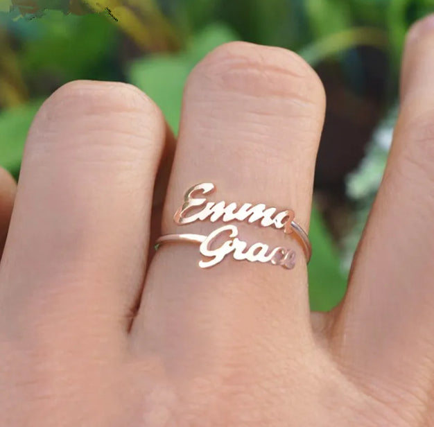 Personalized Name Ring – Luxury Custom Jewelry