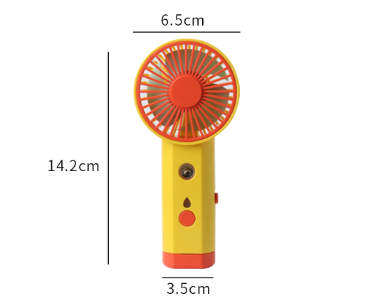 Mini Rechargeable Hand-held Fan with Calming Sound