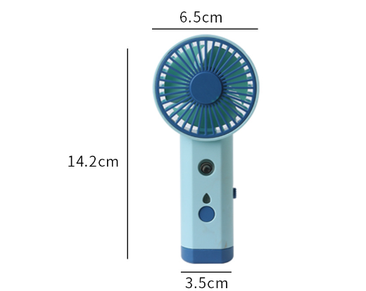 Mini Rechargeable Hand-held Fan with Calming Sound