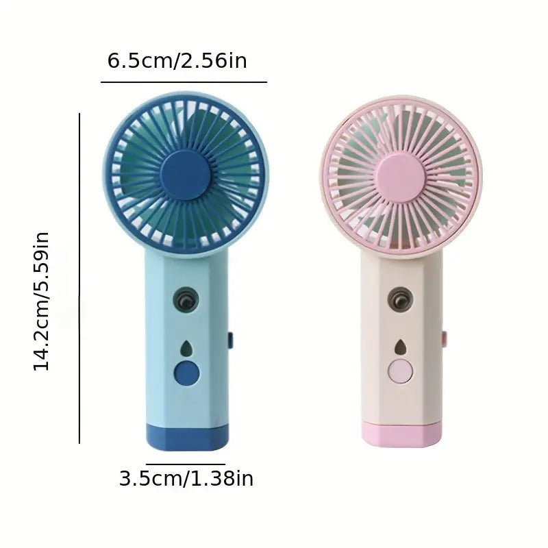 Mini Rechargeable Hand-held Fan with Calming Sound