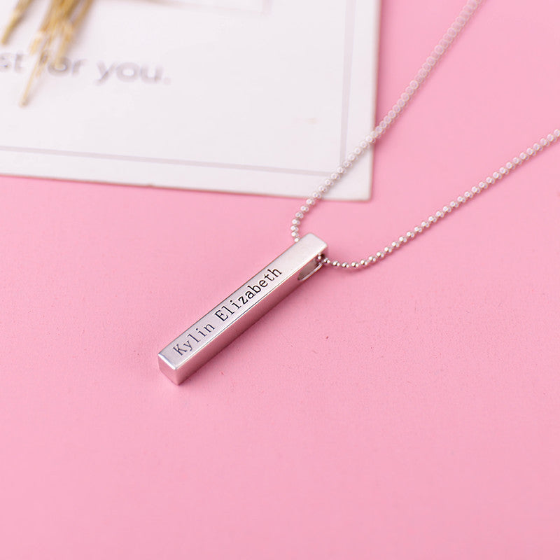 Personalized Bar Name Necklace – Luxury Custom Jewelry