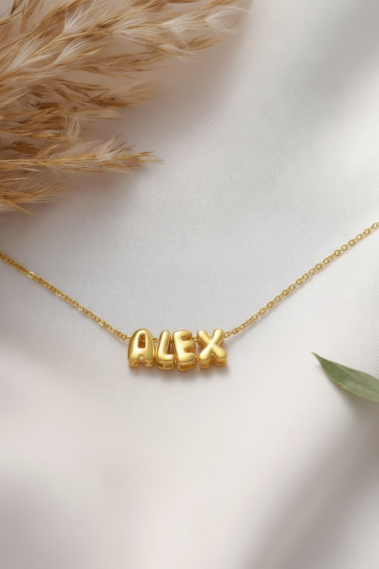 Personalized Bubble 3D Pendant – Luxury Custom Jewelry