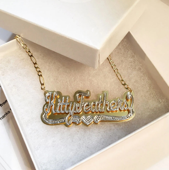 Personalized Double Layer Necklace – Luxury Custom Jewelry