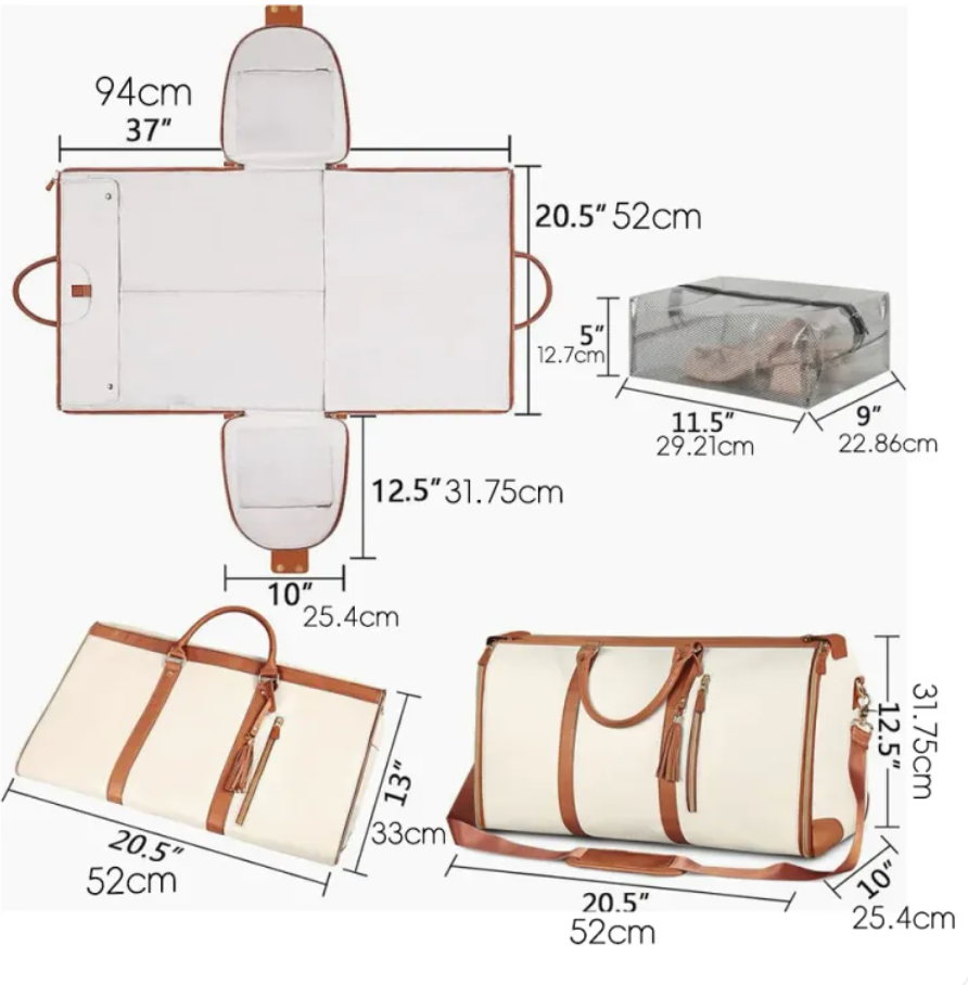 Premium PU Leather Travel Bag – Luxury Carry Collection