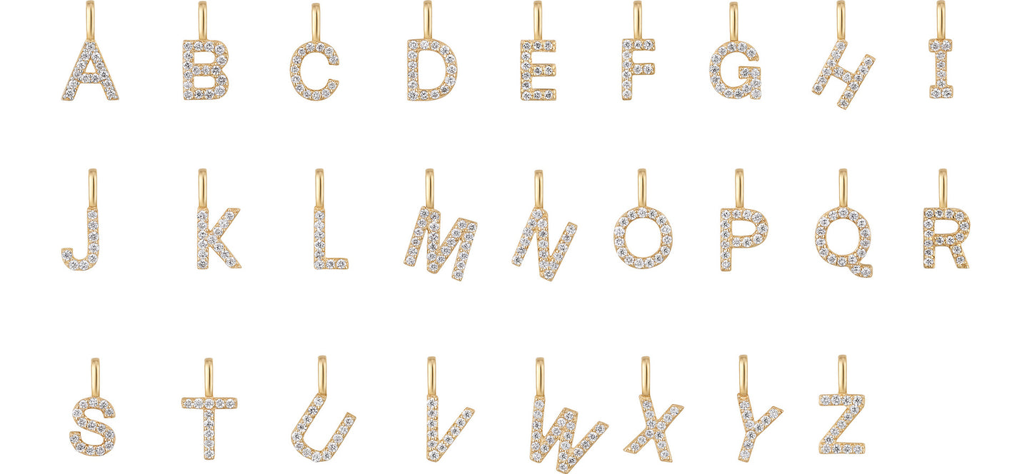 Personalized Initial Pendant – Luxury Custom Jewelry