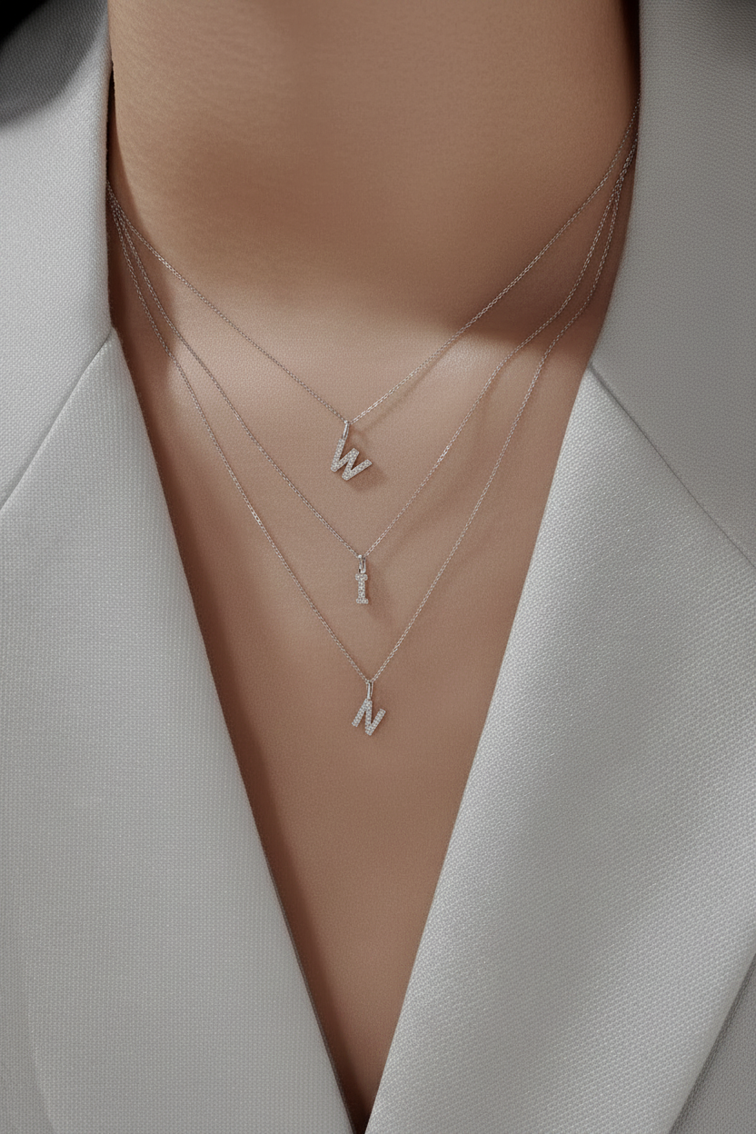 Personalized Initial Pendant – Luxury Custom Jewelry