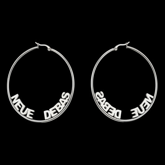 Personalized Name Hoop Earrings – Luxury Custom Jewelry