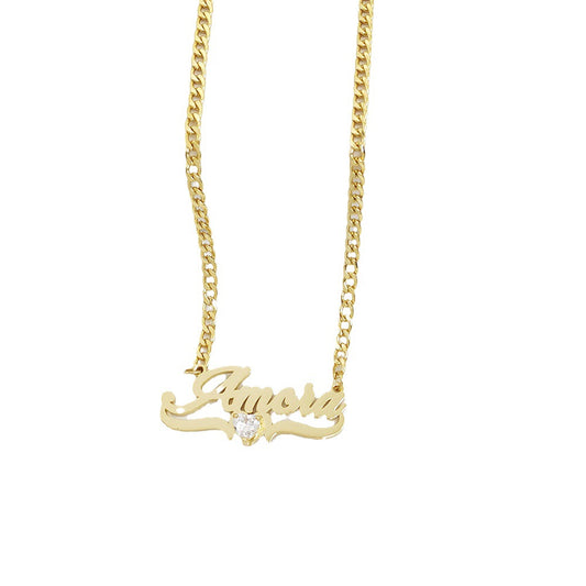 Personalized Heart Birthstone Necklace – Luxury Custom Jewelry
